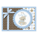 Welcome Bear Boy Gift Tag business cards