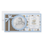 Welcome Bear Boy Photo Card photo cards