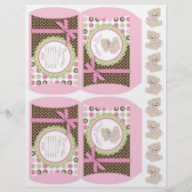 Welcome Bear Girl Mini Puff Box Custom Flyer