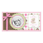 Welcome Bear Girl Photo Card 2 photo cards