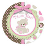 Welcome Bear Girl TY Sticker