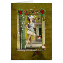 Welcome Christmas greeting card/invitation