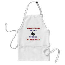 Welcome Home Boots Aprons