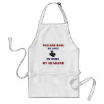 Welcome Home Boots Aprons