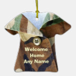 Welcome Home Custom Camouflage Shirt Ornament