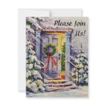 Welcome Home Custom Christmas Invitations