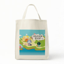 welcome home cute dinasaur island bag