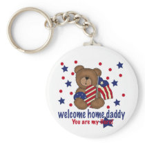 Welcome Home Daddy Bear Key Chains