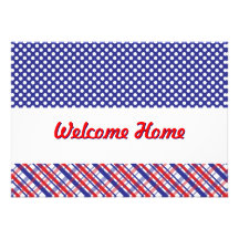 Welcome Home From Military Service Invitation