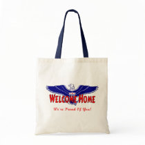 Welcome Home From The Military Canvas Bag