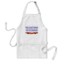 Welcome Home USS Enterprise Aprons
