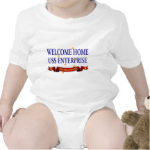 Welcome Home USS Enterprise T Shirts