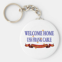 Welcome Home USS Frank Cable Key Chain