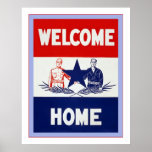 Welcome Home ~ Vintage World War 1 Poster