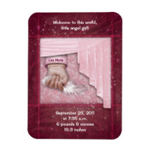 Welcome little Angel Girl Magnet