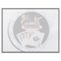 Welcome Sign Black Poker Chip Flyer