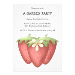 Welcome Spring · Strawberries & Flower Custom Announcement