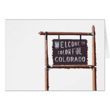 welcome to colourful colorado card