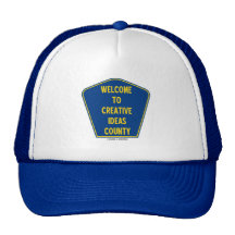 Welcome To Creative Ideas County (Sign) Mesh Hat