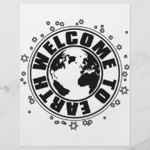 WELCOME_TO_EARTH PERSONALIZED FLYER