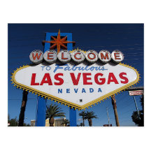 Welcome to Fabulous Las Vegas Postcard