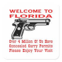 Welcome To Florida 4 Million Of Us Have Permits Stickers
