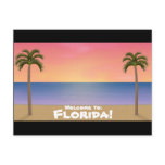 Welcome to Florida: Beach Scene Postcard