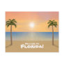 Welcome to Florida: Beach Scene Postcard