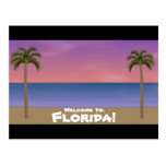 Welcome to Florida: Beach Scene Postcard