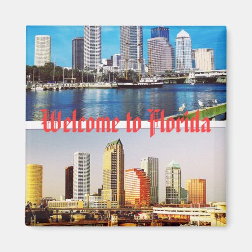 Welcome to Florida Refrigerator Magnet