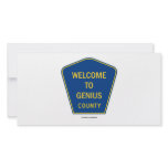 Welcome To Genius County (Signs) photo cards