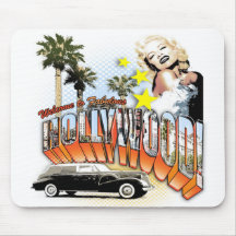 welcome to hollywood mousepads