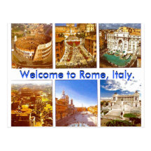 welcome to Italy (Mojisola A Gbadamosi - Okubule Postcard