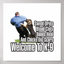 Welcome to K-9 Poster