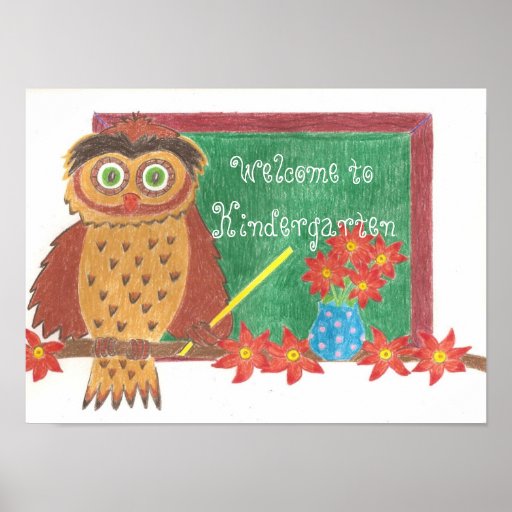 Welcome to Kindergarten Posters