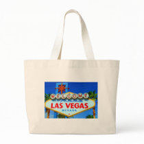 Welcome to Las Vegas Sign Canvas Bag
