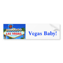 Welcome to Las Vegas Sign Bumper Sticker