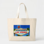 Welcome to Las Vegas Sign Canvas Bag