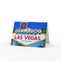 Welcome to Las Vegas Sign Greeting Card