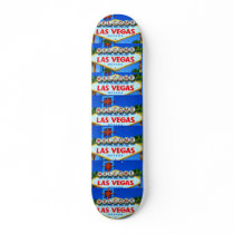 Welcome to Las Vegas Sign Skateboard