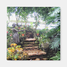 Welcome to my garden fridge magnet