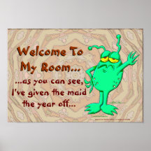 Welcome To My Room... Posters