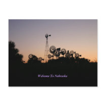 Welcome To Nebraska Postcard