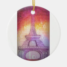 Welcome to Paris Ornament