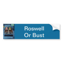 Welcome To Roswell Bumper Sticker