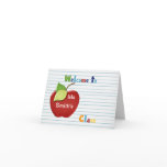 Welcome to student from teacher Card
