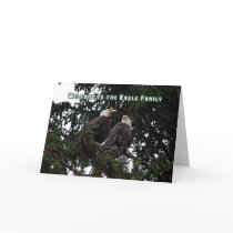Welcome to the Eagle Family, Bald Eagles Card