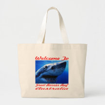 Welcome To The Great Barrier Reef Shark Bag