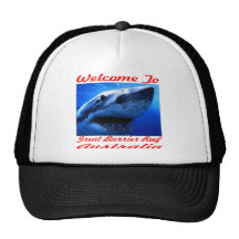 Welcome To The Great Barrier Reef Shark Hat
