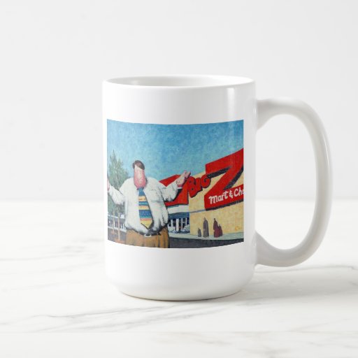Welcome to the new Z mart and chapel coffee mug